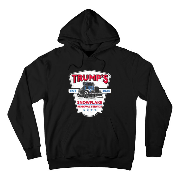 TrumpS Snowflake Removal Service Funny Trump 2024 Hoodie