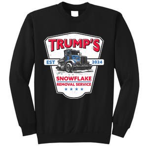 TrumpS Snowflake Removal Service Funny Trump 2024 Sweatshirt