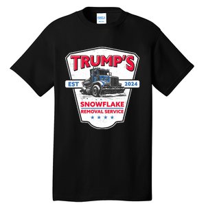 TrumpS Snowflake Removal Service Funny Trump 2024 Tall T-Shirt