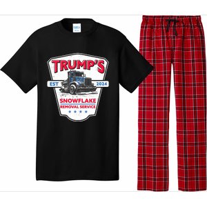 TrumpS Snowflake Removal Service Funny Trump 2024 Pajama Set