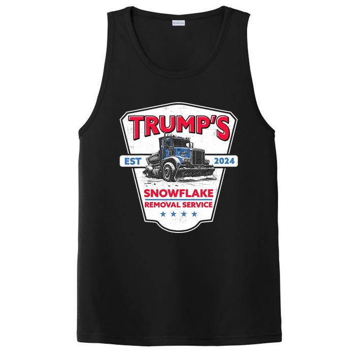 TrumpS Snowflake Removal Service Funny Trump 2024 PosiCharge Competitor Tank