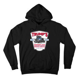 TrumpS Snowflake Removal Service Funny Trump 2024 Tall Hoodie