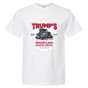 TrumpS Snowflake Removal Service Funny Trump 2024 Garment-Dyed Heavyweight T-Shirt