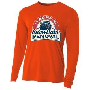 TrumpS Snowflake Removal Service Cooling Performance Long Sleeve Crew