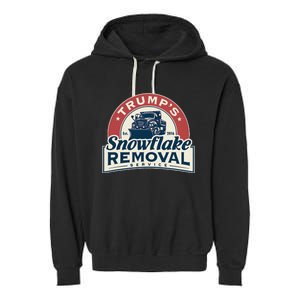 TrumpS Snowflake Removal Service Garment-Dyed Fleece Hoodie