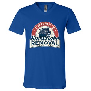 TrumpS Snowflake Removal Service V-Neck T-Shirt