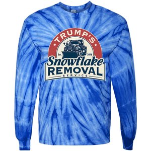 TrumpS Snowflake Removal Service Tie-Dye Long Sleeve Shirt