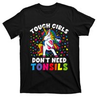 Tonsil Surgery Recovery Gift Unicorn Tonsil Removal T-Shirt