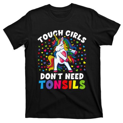 Tonsil Surgery Recovery Gift Unicorn Tonsil Removal T-Shirt