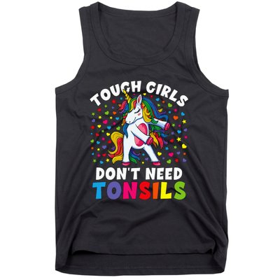 Tonsil Surgery Recovery Gift Unicorn Tonsil Removal Tank Top