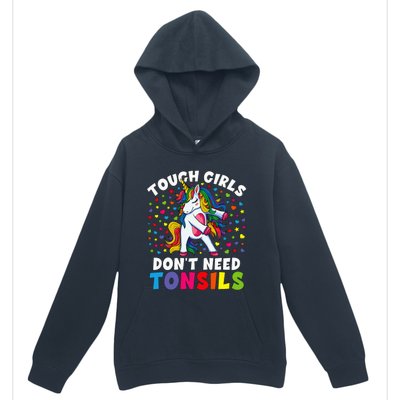 Tonsil Surgery Recovery Gift Unicorn Tonsil Removal Urban Pullover Hoodie