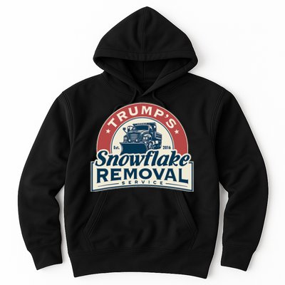 TrumpS Snowflake Removal Service Funny Trump 2024 Hoodie