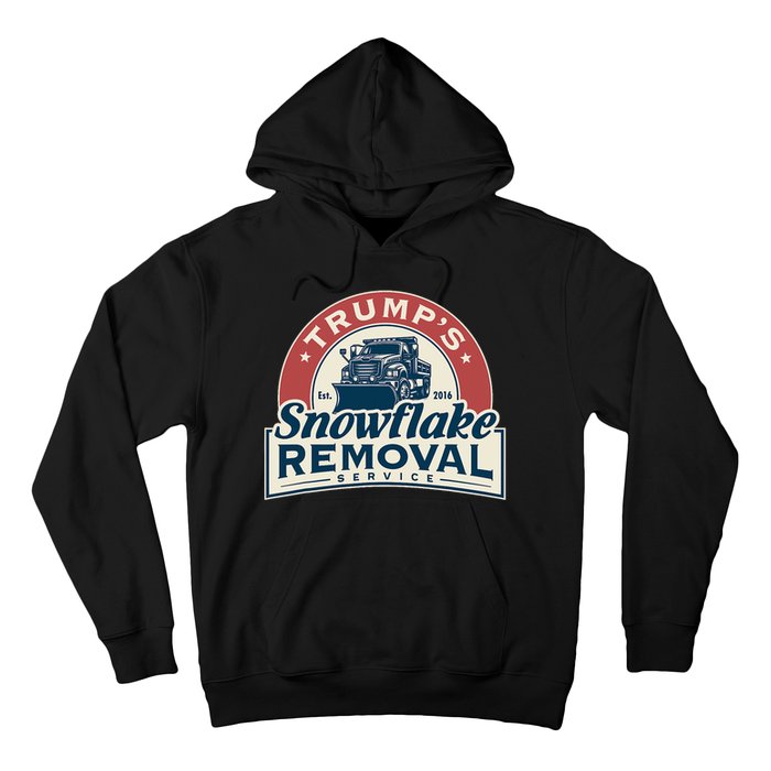 TrumpS Snowflake Removal Service Funny Trump 2024 Hoodie