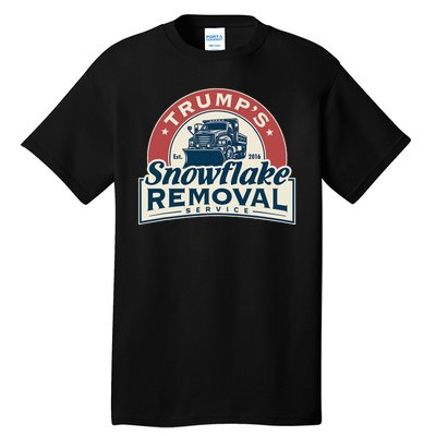 TrumpS Snowflake Removal Service Funny Trump 2024 Tall T-Shirt