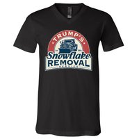 TrumpS Snowflake Removal Service Funny Trump 2024 V-Neck T-Shirt