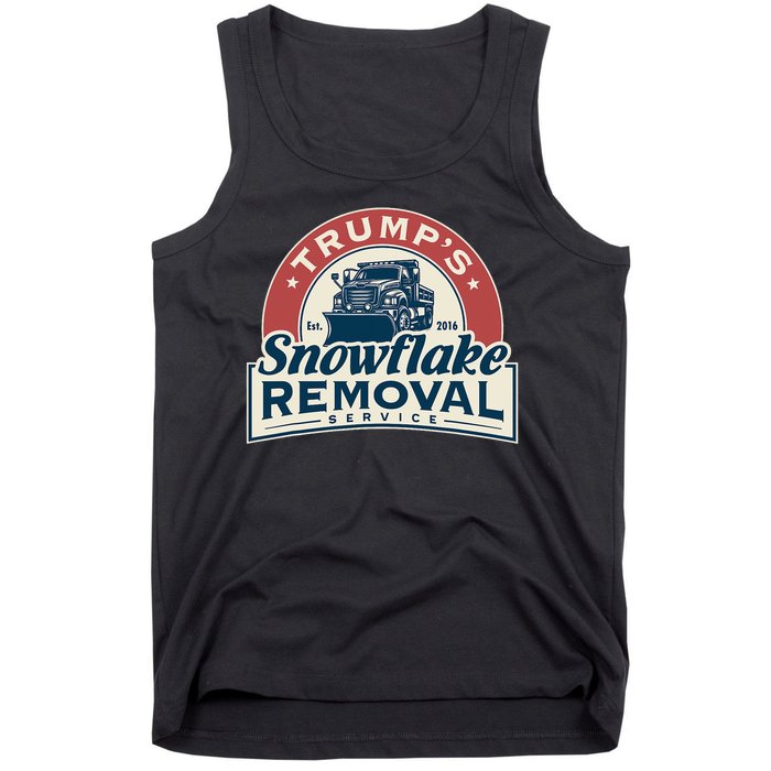 TrumpS Snowflake Removal Service Funny Trump 2024 Tank Top