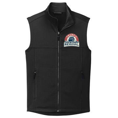 TrumpS Snowflake Removal Service Funny Trump 2024 Collective Smooth Fleece Vest