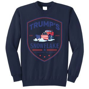 TrumpS Snowflake Removal Service Funny Donald Trump 2024 Tall Sweatshirt