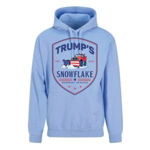 TrumpS Snowflake Removal Service Funny Donald Trump 2024 Unisex Surf Hoodie