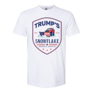 TrumpS Snowflake Removal Service Funny Donald Trump 2024 Softstyle CVC T-Shirt