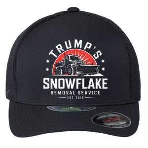 TrumpS Snowflake Removal Service Funny Trump 2024 Meme Flexfit Unipanel Trucker Cap