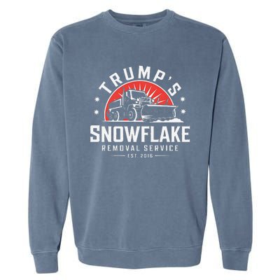 TrumpS Snowflake Removal Service Funny Trump 2024 Meme Garment-Dyed Sweatshirt