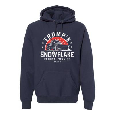 TrumpS Snowflake Removal Service Funny Trump 2024 Meme Premium Hoodie