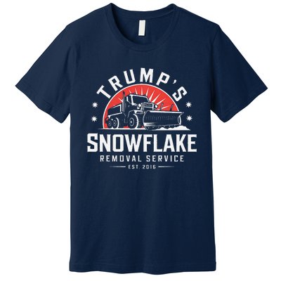 TrumpS Snowflake Removal Service Funny Trump 2024 Meme Premium T-Shirt