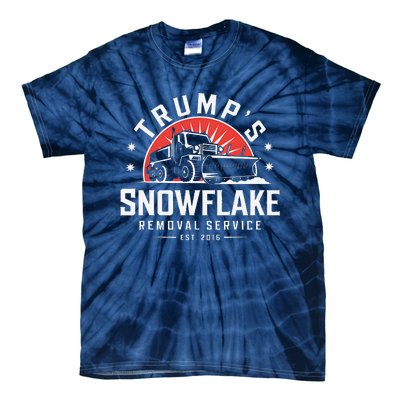 TrumpS Snowflake Removal Service Funny Trump 2024 Meme Tie-Dye T-Shirt