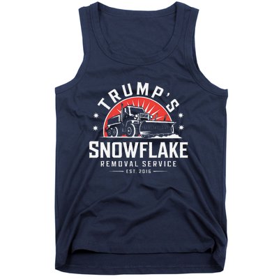 TrumpS Snowflake Removal Service Funny Trump 2024 Meme Tank Top