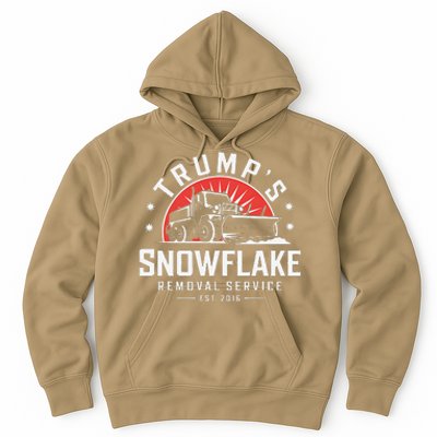 TrumpS Snowflake Removal Service Funny Trump 2024 Meme Hoodie