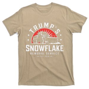 TrumpS Snowflake Removal Service Funny Trump 2024 Meme T-Shirt