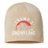 TrumpS Snowflake Removal Service Funny Trump 2024 Meme Sustainable Beanie