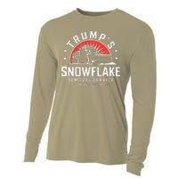 TrumpS Snowflake Removal Service Funny Trump 2024 Meme Cooling Performance Long Sleeve Crew