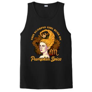 This Scorpio Runs On Pumpkin Spice Funny Birthday Gift PosiCharge Competitor Tank