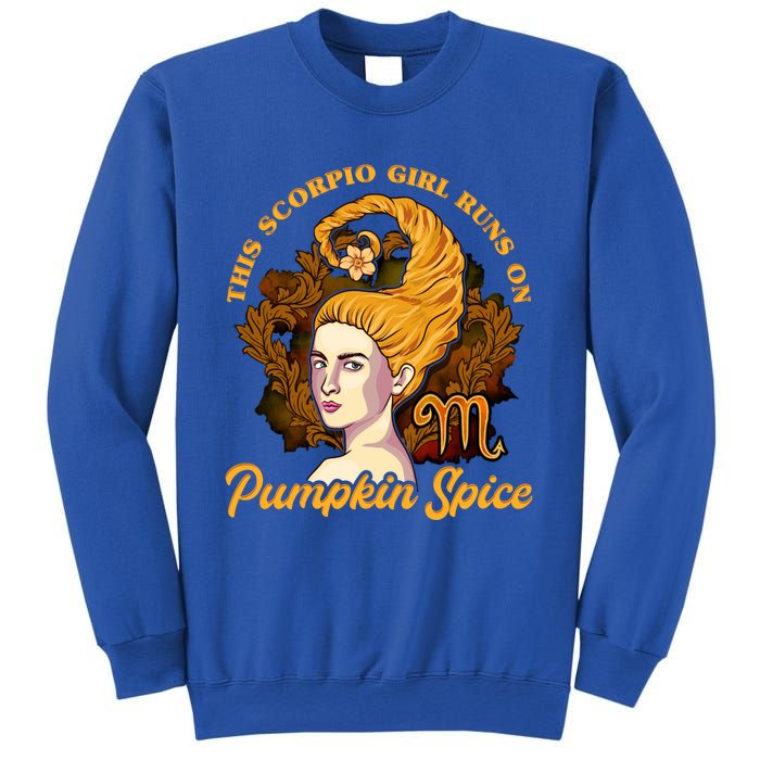 This Scorpio Runs On Pumpkin Spice Funny Birthday Gift Sweatshirt