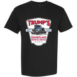 TrumpS Snowflake Removal Service Trump 2024 Garment-Dyed Heavyweight T-Shirt