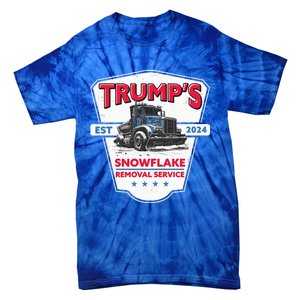 TrumpS Snowflake Removal Service Trump 2024 Tie-Dye T-Shirt