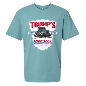 TrumpS Snowflake Removal Service Trump 2024 Sueded Cloud Jersey T-Shirt