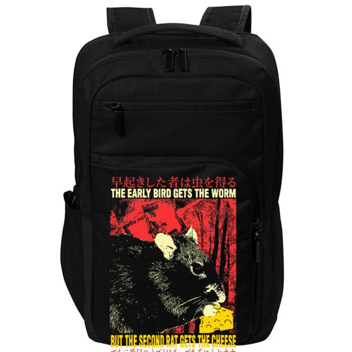 The Second Rat Gets The Cheese Japanese Impact Tech Backpack