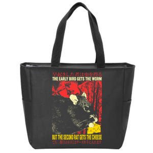 The Second Rat Gets The Cheese Japanese Zip Tote Bag