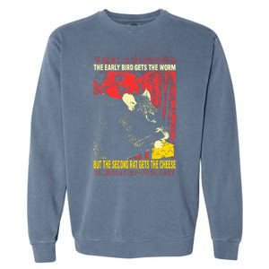 The Second Rat Gets The Cheese Japanese Garment-Dyed Sweatshirt