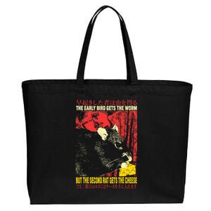 The Second Rat Gets The Cheese Japanese Cotton Canvas Jumbo Tote