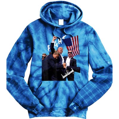 Trump Signature Rally Edition Tie Dye Hoodie