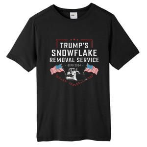 TrumpS Snowflake Removal Service Funny Trump 2024 Tall Fusion ChromaSoft Performance T-Shirt