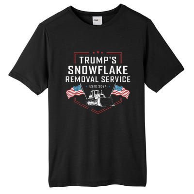 TrumpS Snowflake Removal Service Funny Trump 2024 Tall Fusion ChromaSoft Performance T-Shirt