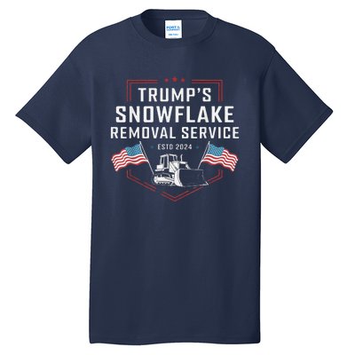 TrumpS Snowflake Removal Service Funny Trump 2024 Tall T-Shirt