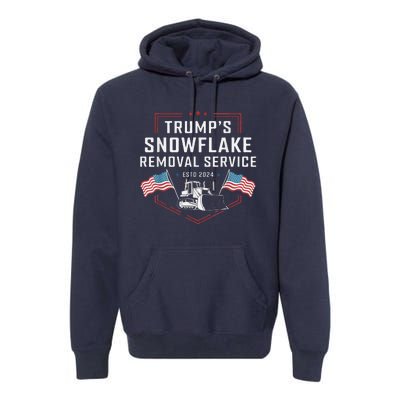 TrumpS Snowflake Removal Service Funny Trump 2024 Premium Hoodie