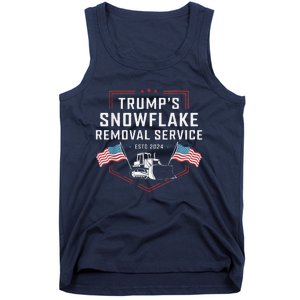 TrumpS Snowflake Removal Service Funny Trump 2024 Tank Top