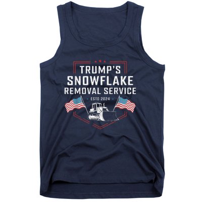 TrumpS Snowflake Removal Service Funny Trump 2024 Tank Top